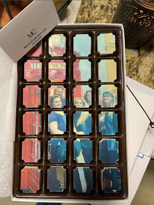 Custom Chocolate Box with Any Photo or Image