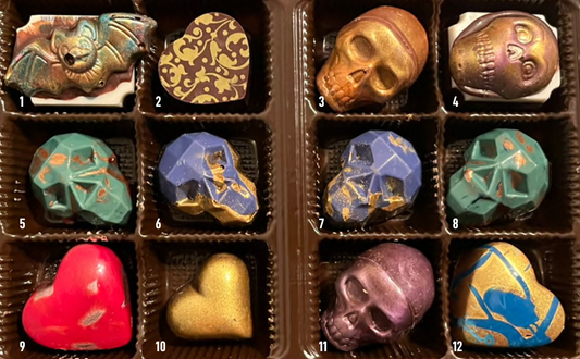 Hearts and Skulls 12-Piece Gift Box